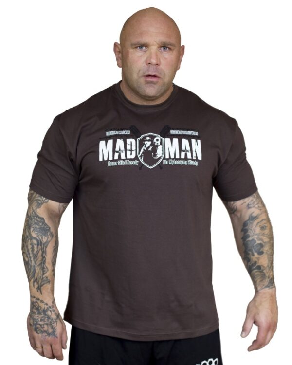 Koszulka MADMAN brązowa Koszulka MADMAN brązowa