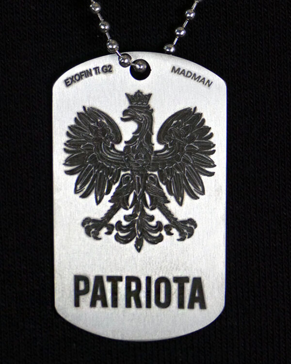 Nieśmiertelnik PATRIOTA Nieśmiertelnik PATRIOTA
