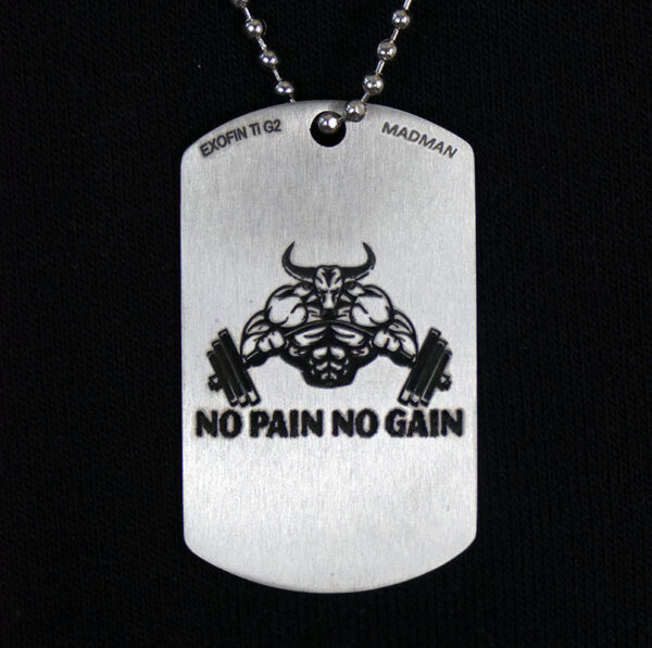 Nieśmiertelnik NO PAIN NO GAIN
