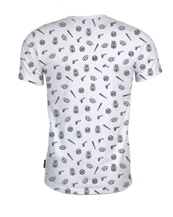 Koszulka FULLPRINT biała