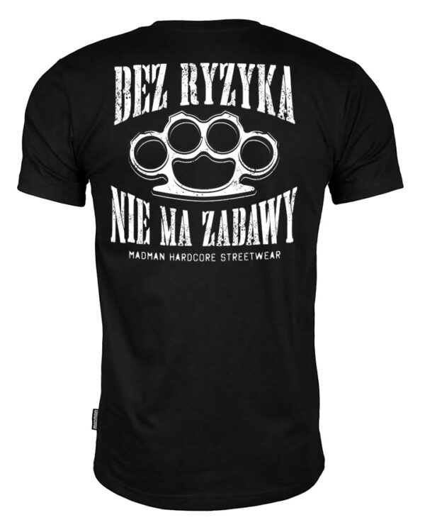 Koszulka BEZ RYZYKA czarna Koszulka BEZ RYZYKA czarna