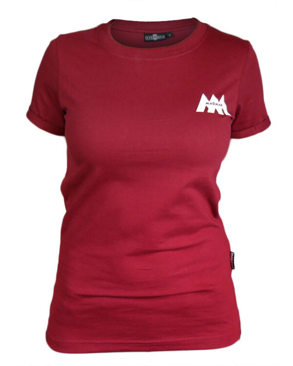 Koszulka MM bordowa damska