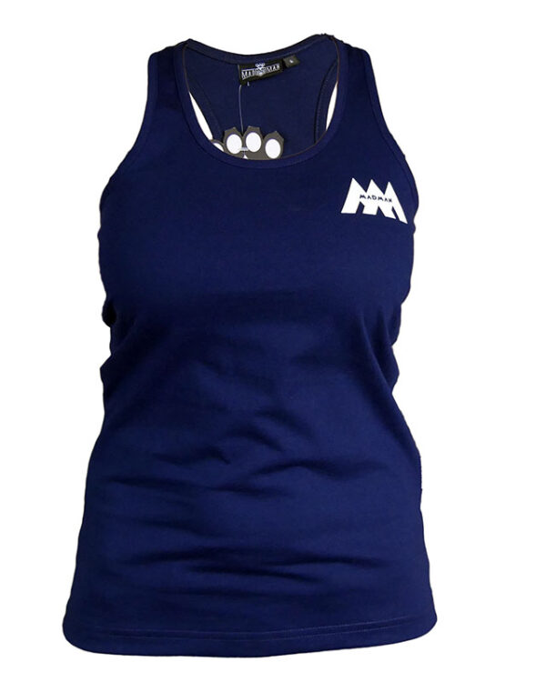 Tank Top MM granatowy damski