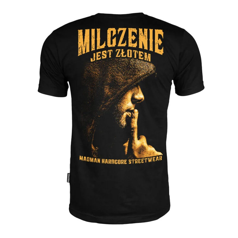 KOSZULKA-MILCZENIE-JEST-ZŁOTEM-TYŁ