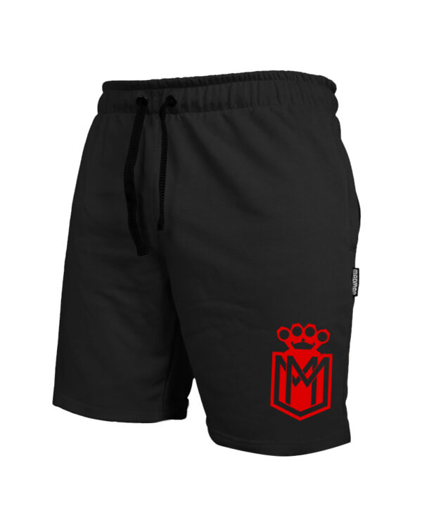 Spodenki bawełniane LOGO czerwone