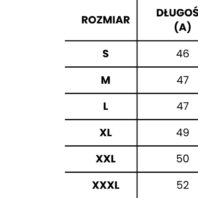 rozmiarówka spodenki madman