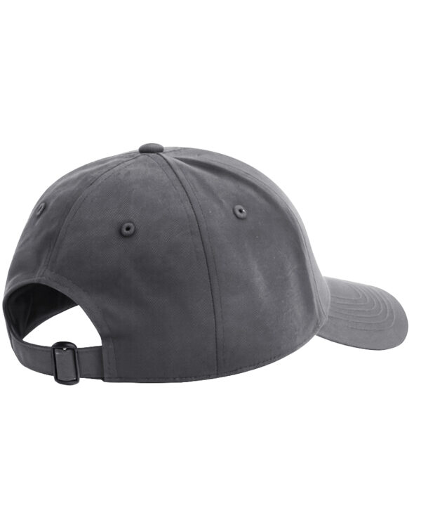 Czapka z daszkiem szara Logo czarne