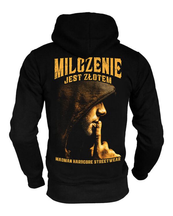 Bluza z kapturem MILCZENIE JEST ZŁOTEM