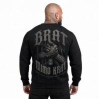 bluza meska klasyczna z nadrukiem brat madman