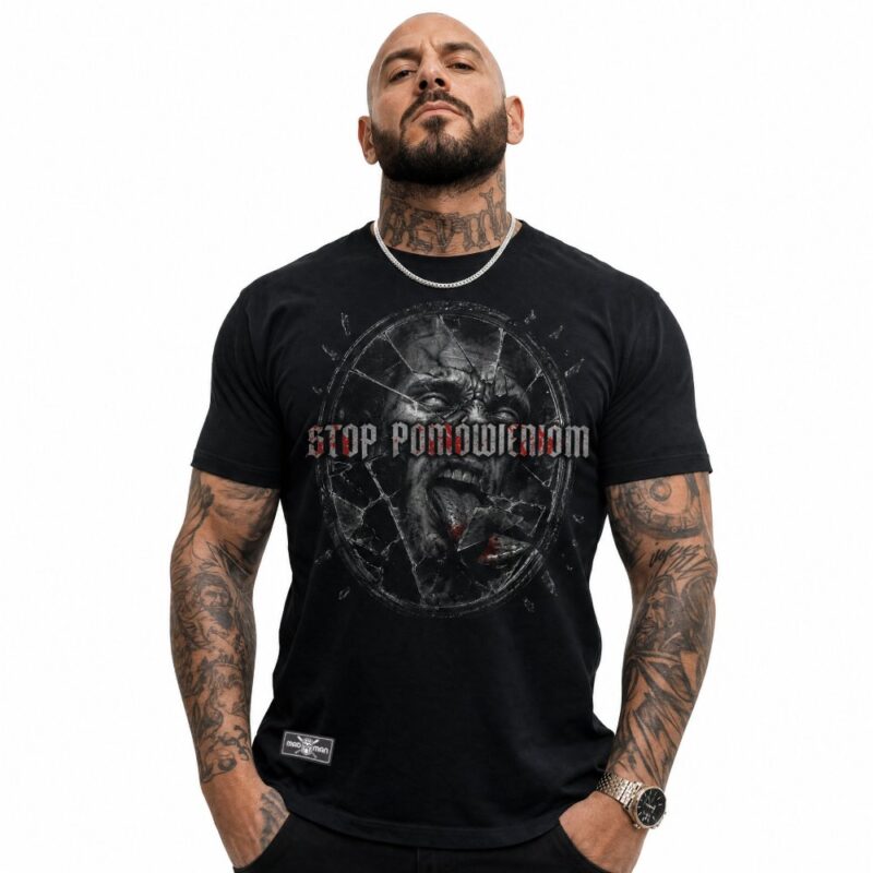 koszulka meska streetwear stop pomowieniom madman koszulka meska streetwear stop pomowieniom madman