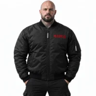 kurtka meska czarna madman streetwear
